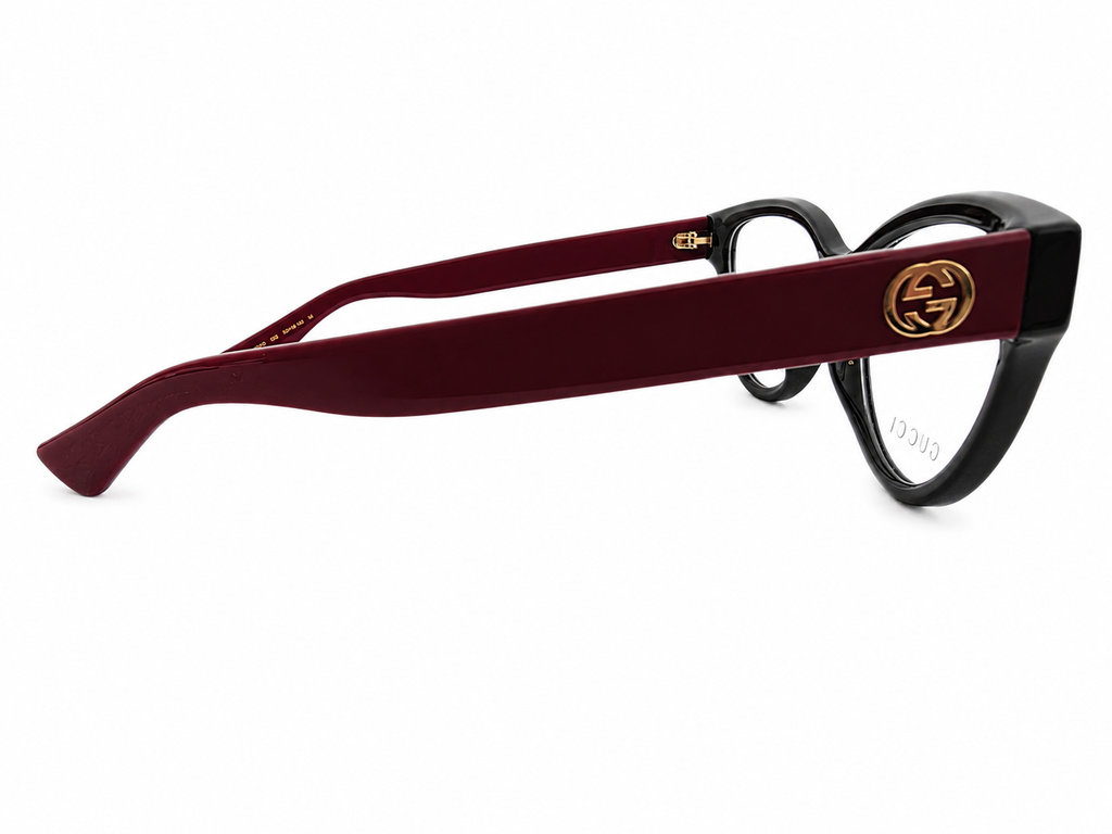 GUCCI GG1581O Negro/Tinto