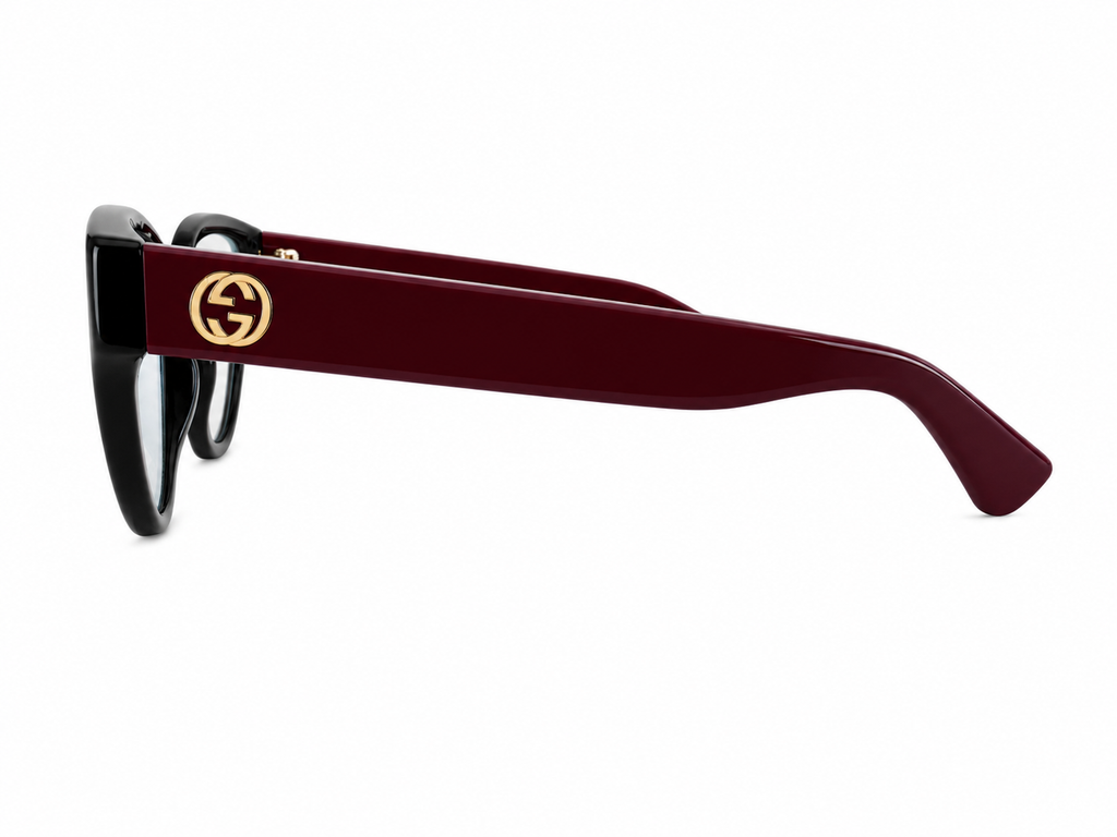 GUCCI GG1581O Negro/Tinto