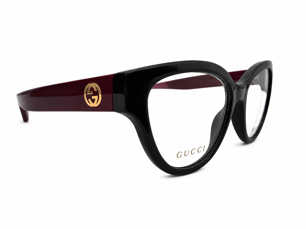 GUCCI GG1581O Negro/Tinto